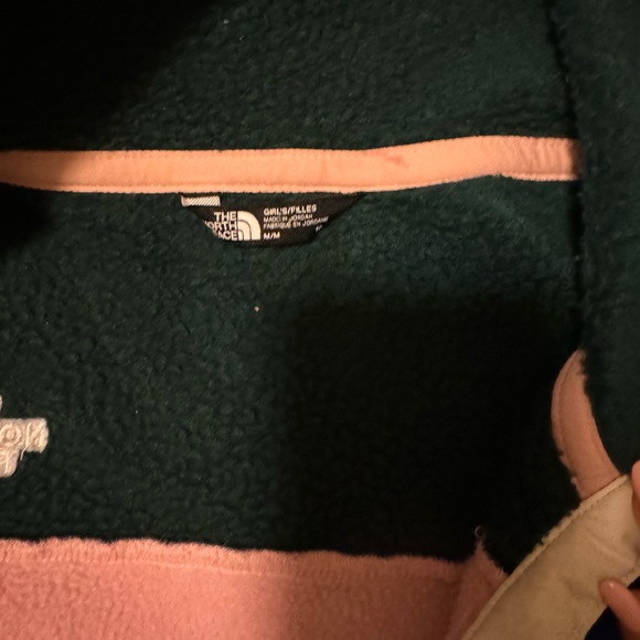 The North Face Fleece Mashup Jacket - Girls' pink, green, blue size medium 10 - Picture 5 of 5